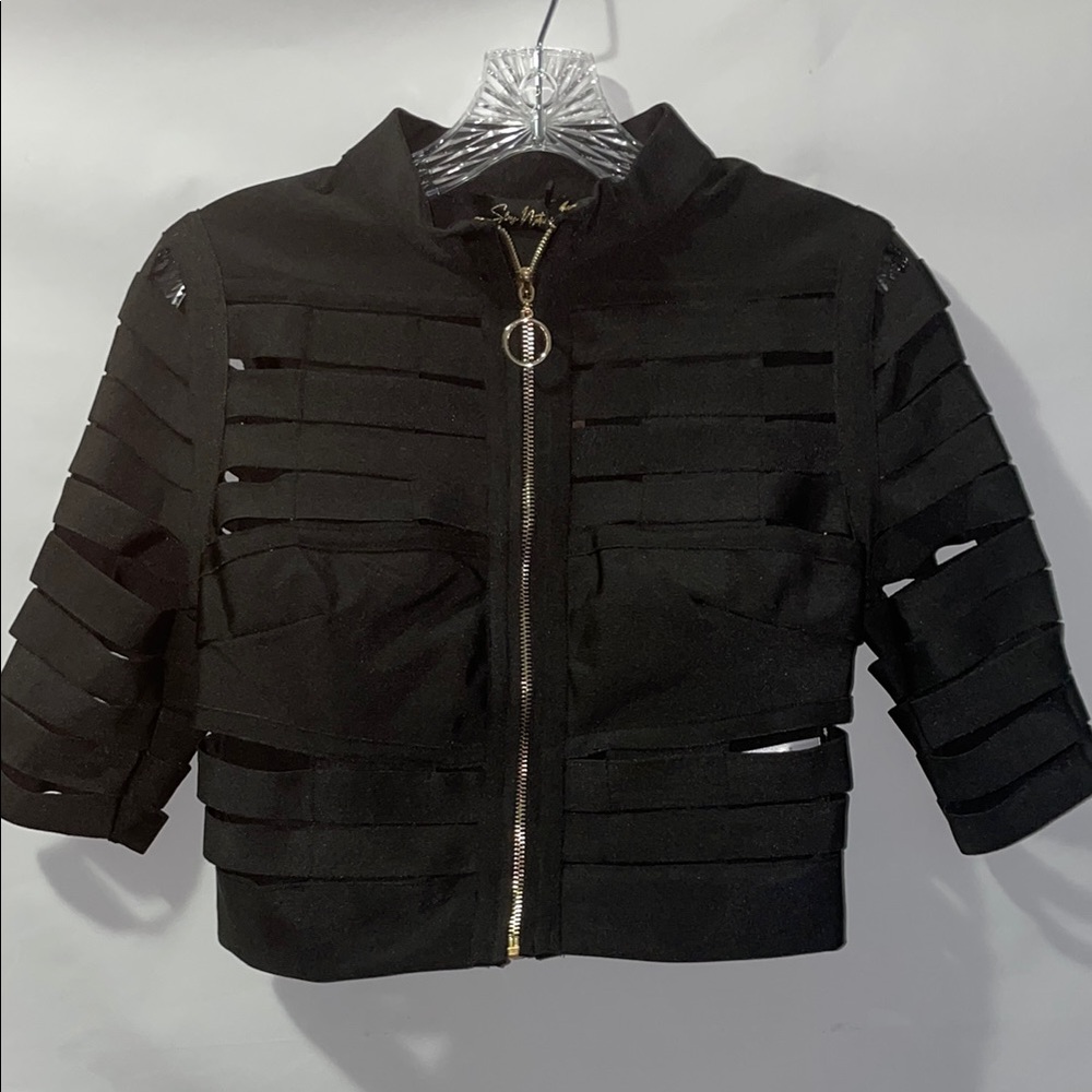 Stylish Black Women's Jacket M